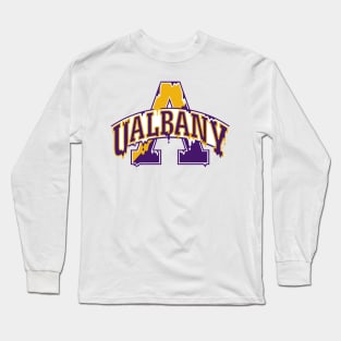 University at Albany dripping logo Long Sleeve T-Shirt